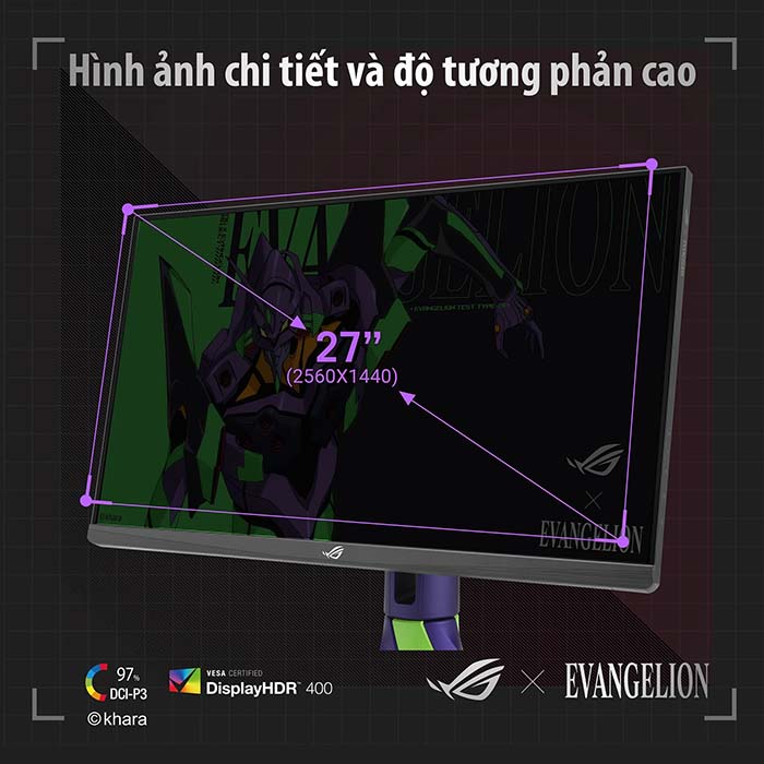 TNC Store ASUS ROG XG27AQM Eva Edition